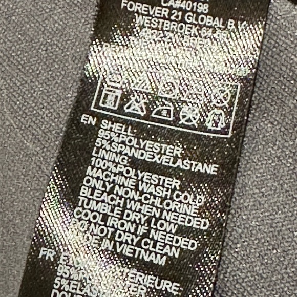 XX1 Racerback Dress Size M Black and Gray Mid length - Picture 5 of 7